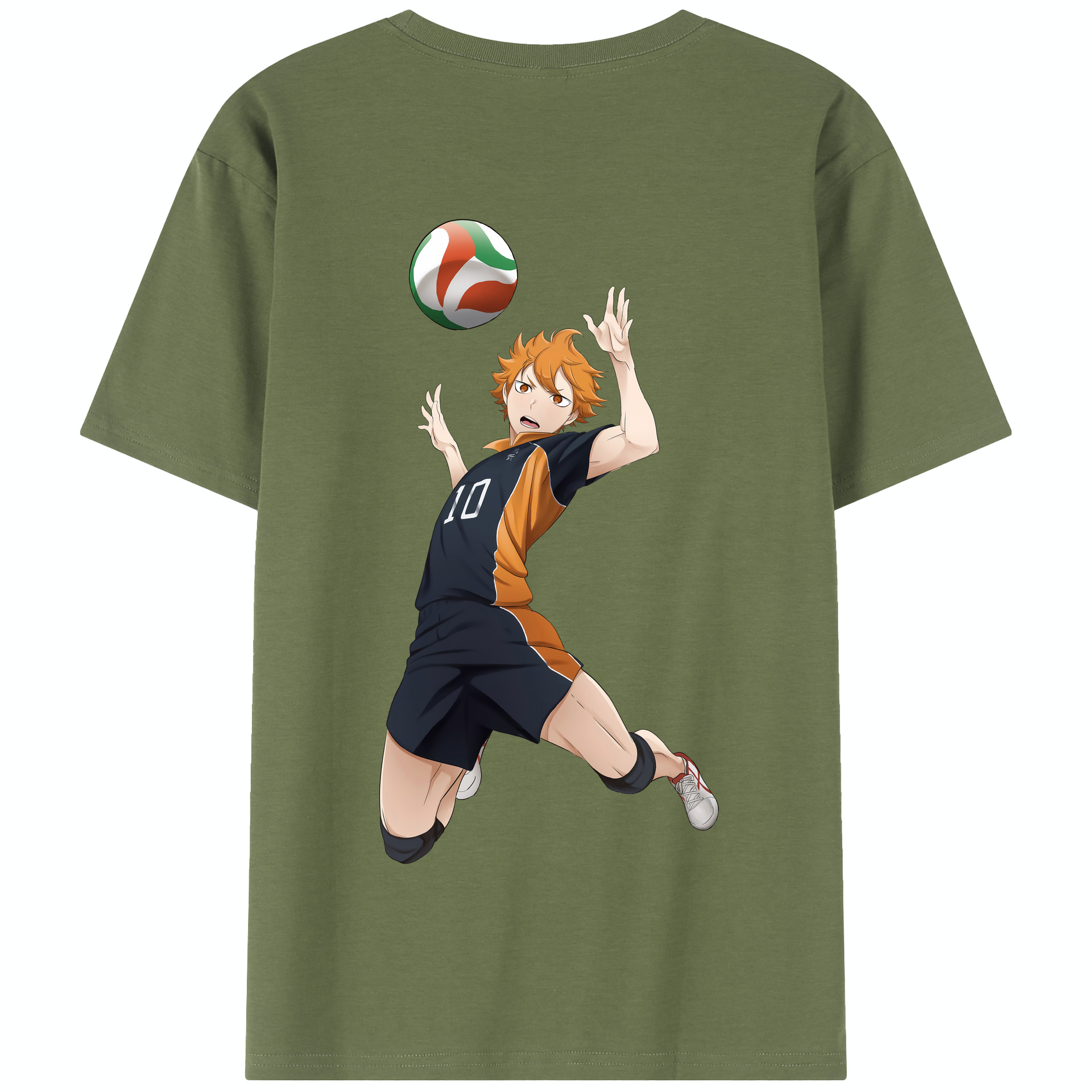 （画像用） ハイキュー!! Haikyu!! 綿100％半袖Tシャツ（背面プリント）